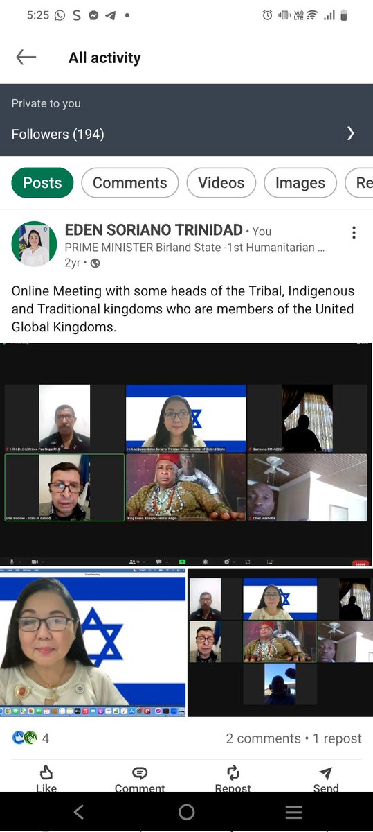 The United Global Kingdoms <a href="/GlobalKingdoms/">UNITED GLOBAL KINGDOMS</a> congratulate <a href="/somalilandmfa/">MFA Somaliland</a> on receiving their first Recognition from <a href="/Israel/">Israel ישראל</a> <a href="/IsraelMFA/">Israel Foreign Ministry</a> <a href="/netanyahu/">Benjamin Netanyahu - בנימין נתניהו</a> <a href="/BilemohamedAli/">Mohamed Ali Bile</a> <a href="/Somaliland360/">Abdifatah Qalinly - Somaliland 360°</a>