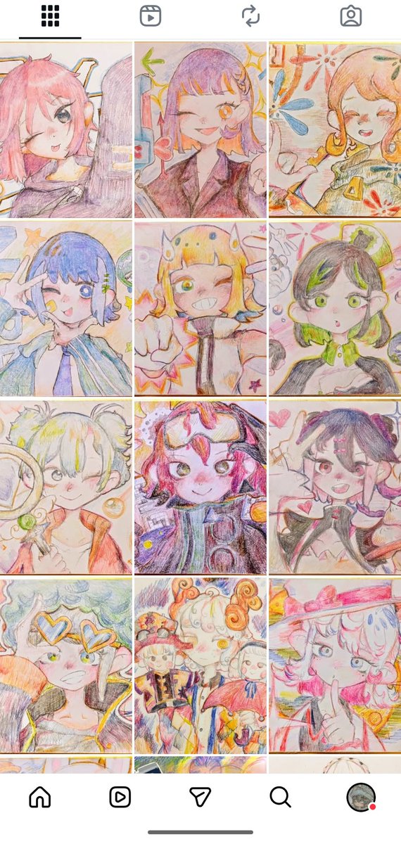 最近インスタに過去の色紙載せてる〜