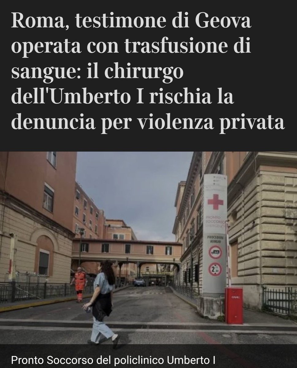 Flexgrimmy_'s tweet image. Ma è mai possibile che un medico debba fare tutto questo per tutelarsi, perché al mondo c'è gente ingrata? Ancora con questa roba delle trasfusioni? Ma questa non è religione qui è follia pura!

I medici devono curare a salvare vite. Se vuoi morire stai a casa tua e lascia in…