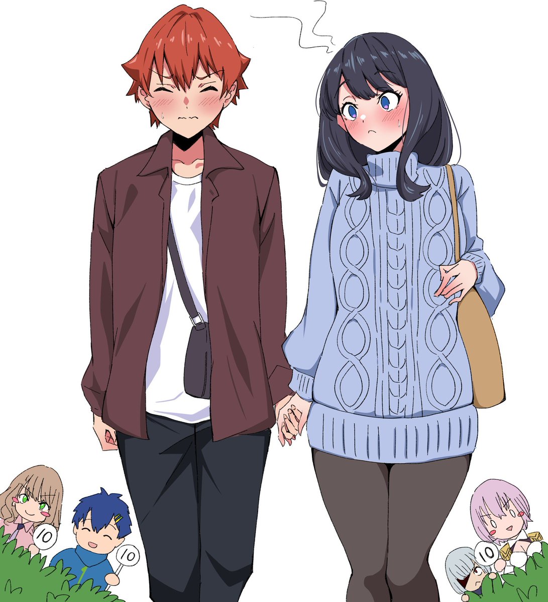 ボイスドラマの裕六らくがき。
自分から仕掛けて自爆する六花さんが可愛すぎたという話。

※台詞は本編と若干誤差アリ 