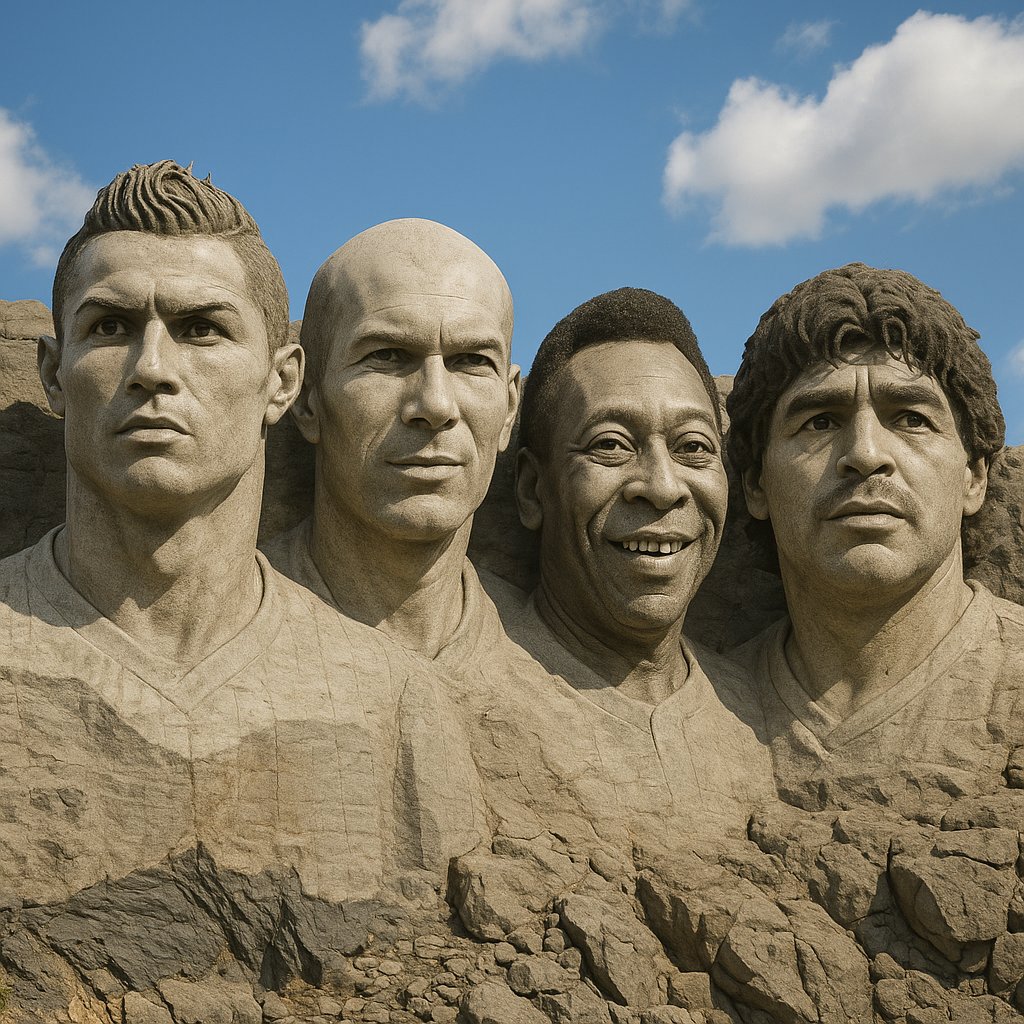 Los 4 grandes GOATS del fútbol 🐐