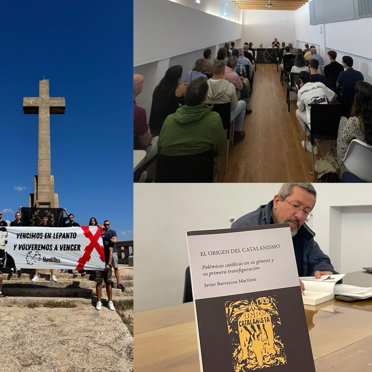 <a href="/Alternativa_EE/">Alternativa Estudiantil 🇪🇸</a> ❌ Acción pública en memoria de la Batalla de Lepanto y las enseñanzas que podemos extraer. (🎥 youtube.com/shorts/J5QpN2t… )

📖 Conferencia de Javier Barraycoa sobre el origen del catalanismo. ( 🎥 youtu.be/7SRgVFzr_Dg?si…)

⬇️