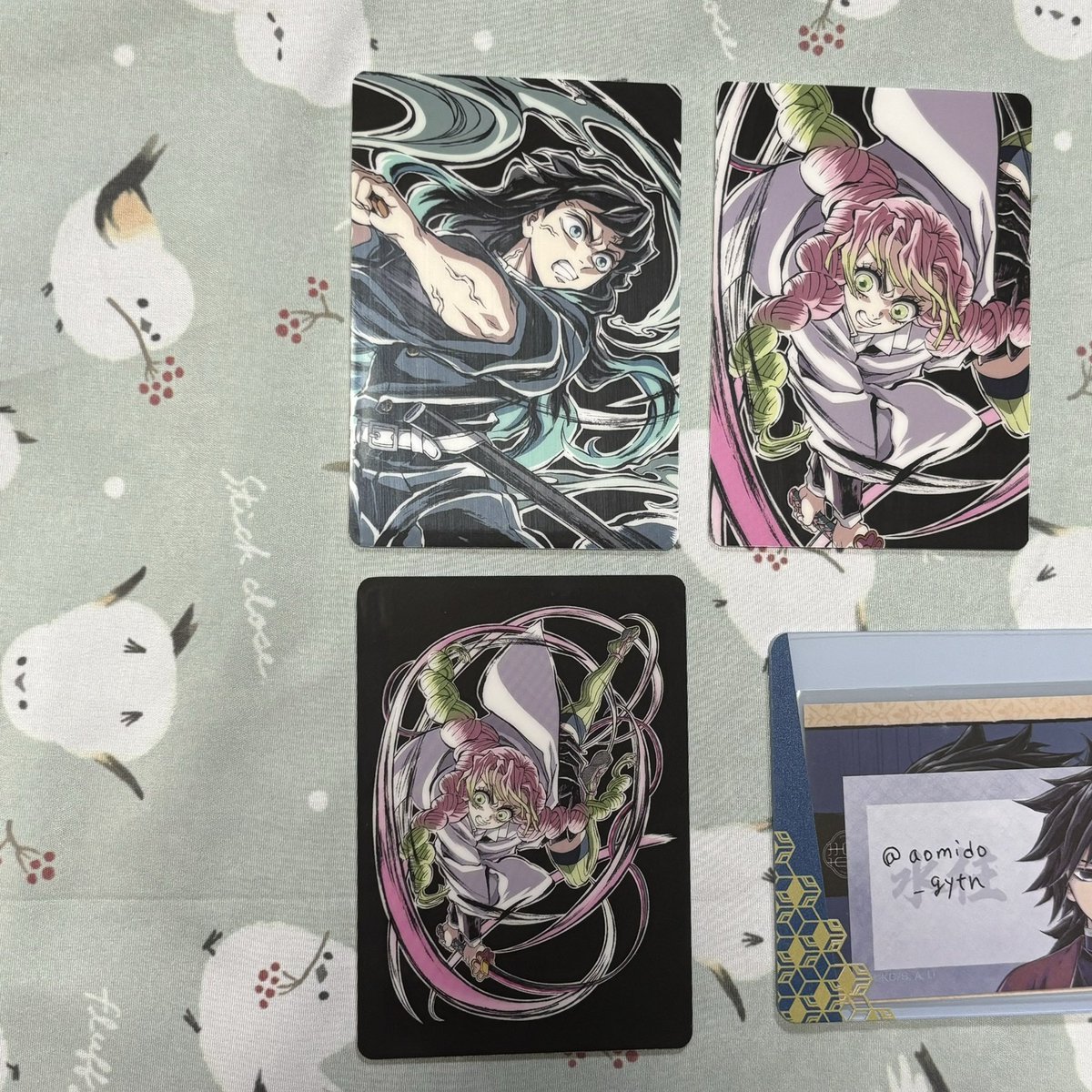 交換】鬼滅の刃 全集中展 EDロールランダムカード 譲:無一郎 蜜璃 求