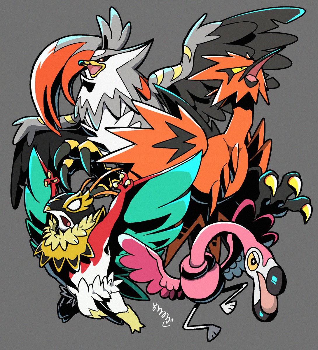 meruru_gu's tweet image. かくとう・ひこう
（⚠️M次元ラッシュ新メガシンカ）