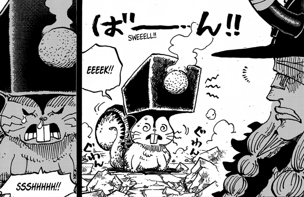writingpanini's tweet image. #OnePiece #OnePiece1170

Is ragnir a hammer that ate squirrel fruit or a squirrel that ate hammer fruit?