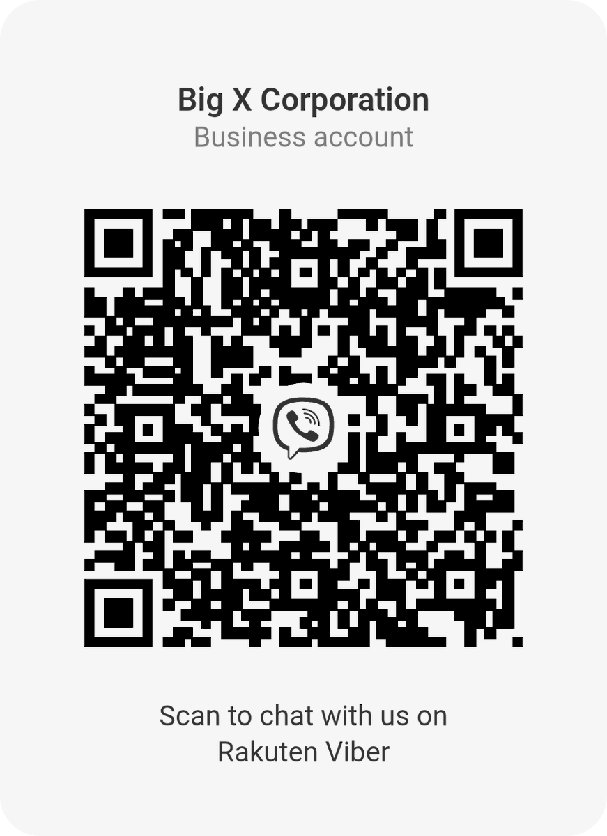 BigXCorporation's tweet photo. You may now subscribe to BIG X CORPORATION "SUBSCRIPTIONS"

You may scan this VIBER QR CODE or https://t.co/EvVR4jux4P https://t.co/eO3rvlbOUU