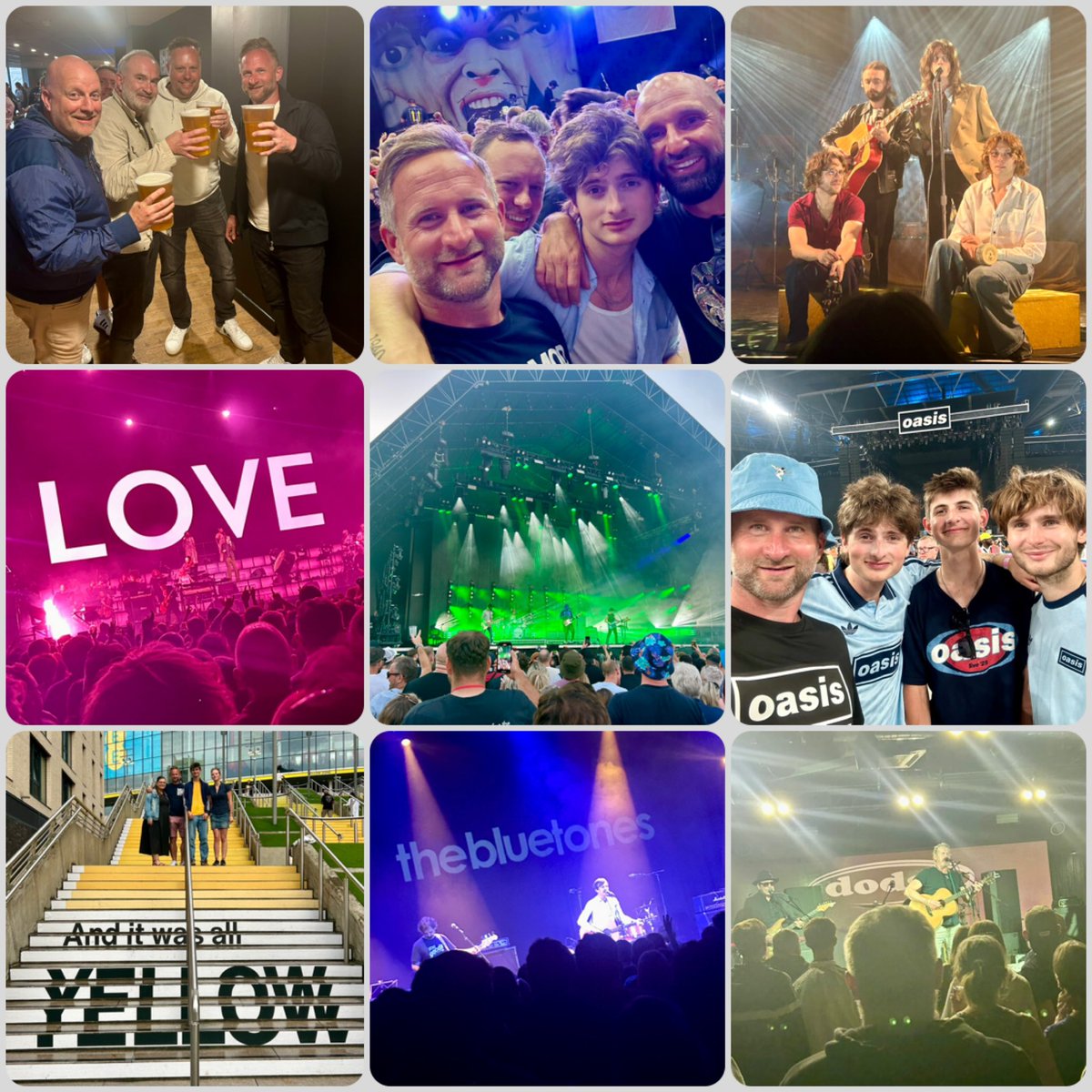 𝐓𝐡𝐞 𝟐𝟎𝟐𝟓 𝐆𝐢𝐠-𝐨-𝐦𝐞𝐭𝐞𝐫
🎫🎤🎸🥁🎶🍺

Ocean Colour Scene - Plymouth Pavilions 
Supergrass - Great Hall Cardiff
Blossoms - Powderham Castle
Pulp - o2 Arena
Bloc Party - Torre Abbey
Oasis - Wembley
Coldplay - Wembley
The Bluetones - Exeter Phoenix
Dodgy - Arena Torquay