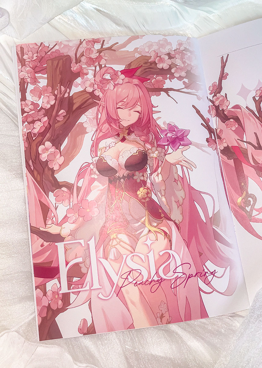 Ego_xx's tweet image. ✨新刊✨
#C107  で頒布する新刊ができあがりました！
✓イラストメイキング
✓全15作品収録
&amp;gt;&amp;gt;&amp;gt; 東Ｄ-24ab(東７ホール) 
&amp;gt;&amp;gt;&amp;gt; 2025.12.30 (火曜日)
ぜひ手に取ってご覧ください🎨
#HonkaiStarRail #崩壊スターレイル #キュレネ 
#崩壊3rd #エリシア