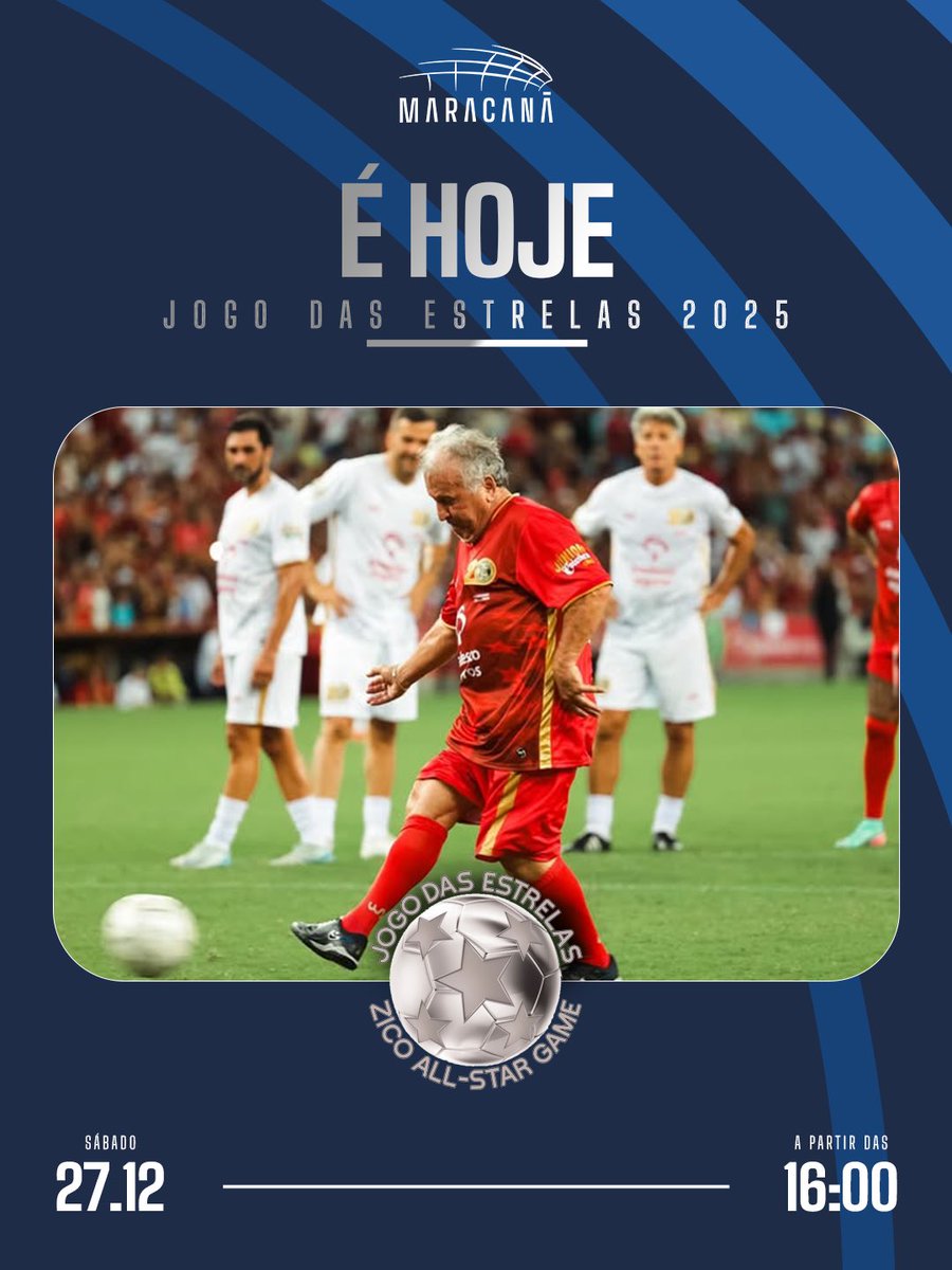 É hoje! A bola vai rolar no Jogo das Estrelas na Casa do Inesquecível! 🏟️⭐️