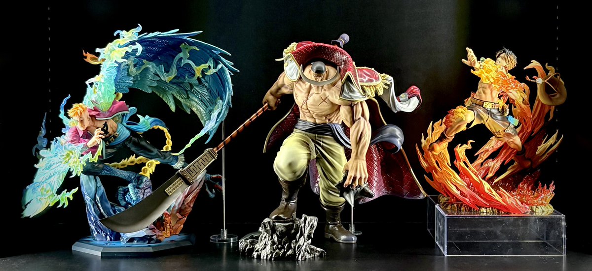ariii_figure's tweet photo. popmaximumエース届きました！！！
やっばいカッコ良すぎる！！！
白ひげ海賊団3体揃えると迫力が何倍にも増してやばい！
フィギュア集めたての時は欲しいのに高騰しすぎてて買えなかったフィギュアが手元にあるのすんごい嬉しい☺️

ちなみに今回針金は無かったので簡単に開けれました笑
#popmaximum https://t.co/7hqBvdIwVL