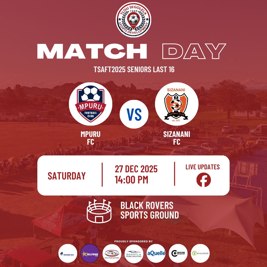 TeamTSSD's tweet image. TSAFT2025 | DAY 13 MATCHDAY

It’s Day 13 of TSAFT2025, and the action keeps getting better.

We kick off the day by wrapping up the U21 Quarterfinals. After that, we shift gears to the Senior Division Last 16,

#TSAFT2025 #Day13