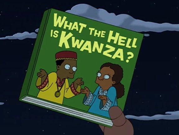 HelloThereMarty's tweet photo. Habari gani? Hey dawg! It's the First Day of Kwanzaa! Umoja! Unity! https://t.co/Jet1GolraA