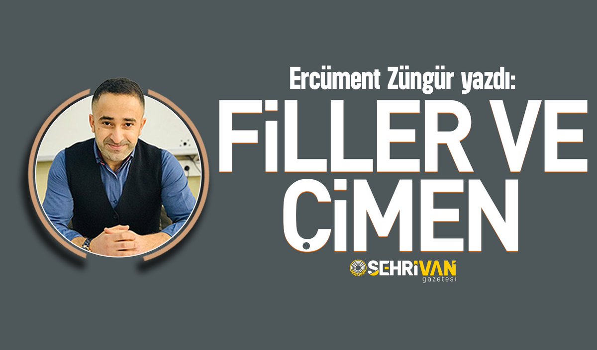 Ercüment Züngür yazdı: Filler ve çimen!

sehrivangazetesi.com/filler-ve-cimen
<a href="/ZungurErcument/">Ercüment ZÜNGÜR</a>