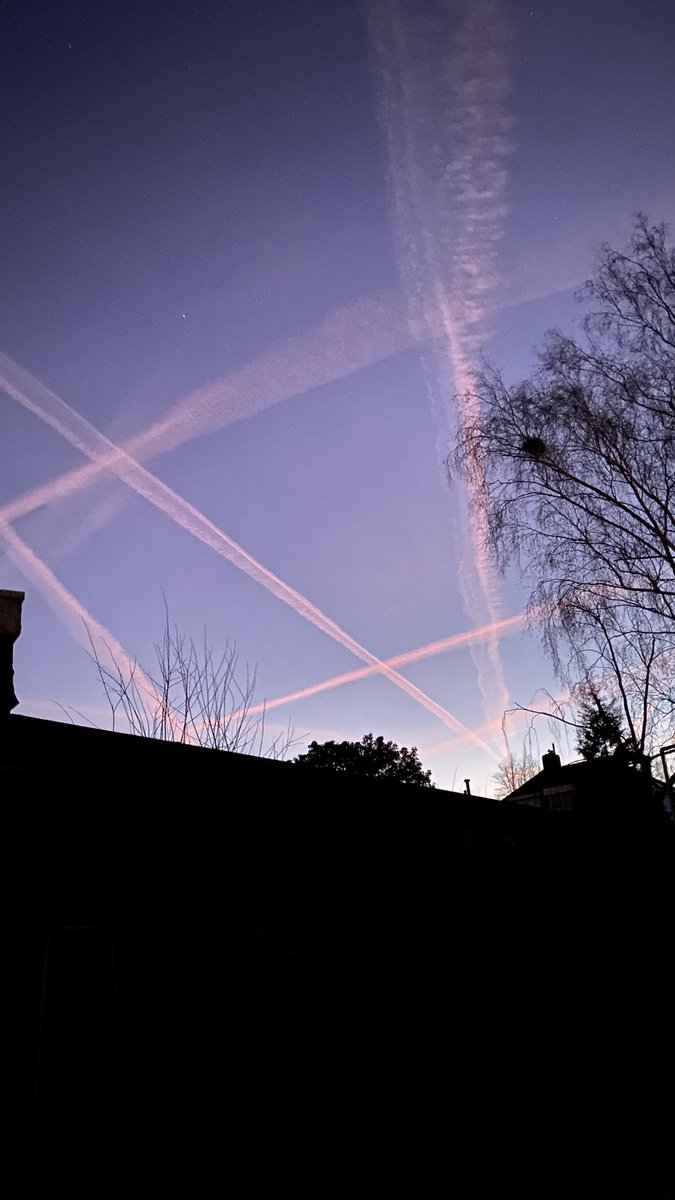 AnimalElsa's tweet image. Goodmorning. Nice morning sky #stripes