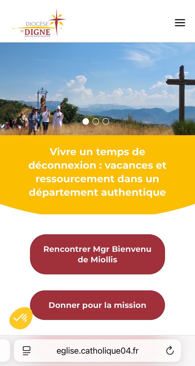 EGobilliard's tweet image. Le nouveau site internet du diocèse de Digne est arrivé ! Venez le visitez ici : eglise.catholique04.fr
La dernière page de ce diaporama est particulièrement belle et utile à vous qui cherchez à qui donner avant le 31 décembre !