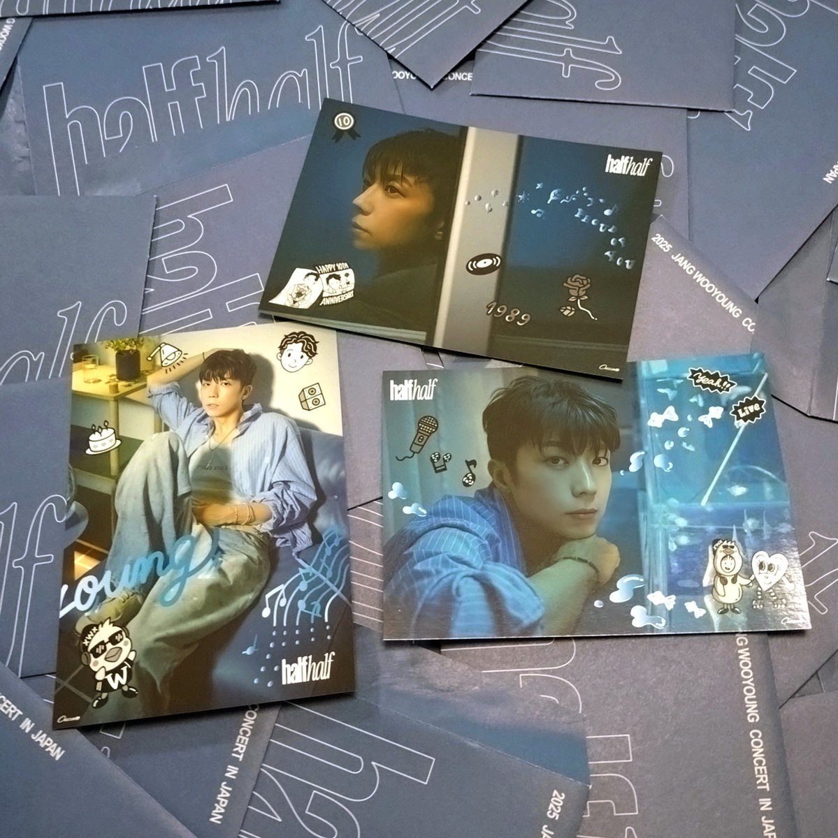 2025 Jang Wooyoung Concert
<half half> in Japan
ランダムトレカ(レア)交換希望です✨️

譲→写真①
求→写真②以外のレア

神戸2日目会場にて💙
よろしくお願いいたします！

#2PM #WOOYOUNG #ウヨン 
#장우영 #jangwooyoung 
#WOOYOUNG_BEST_3650zip
#halfhalf