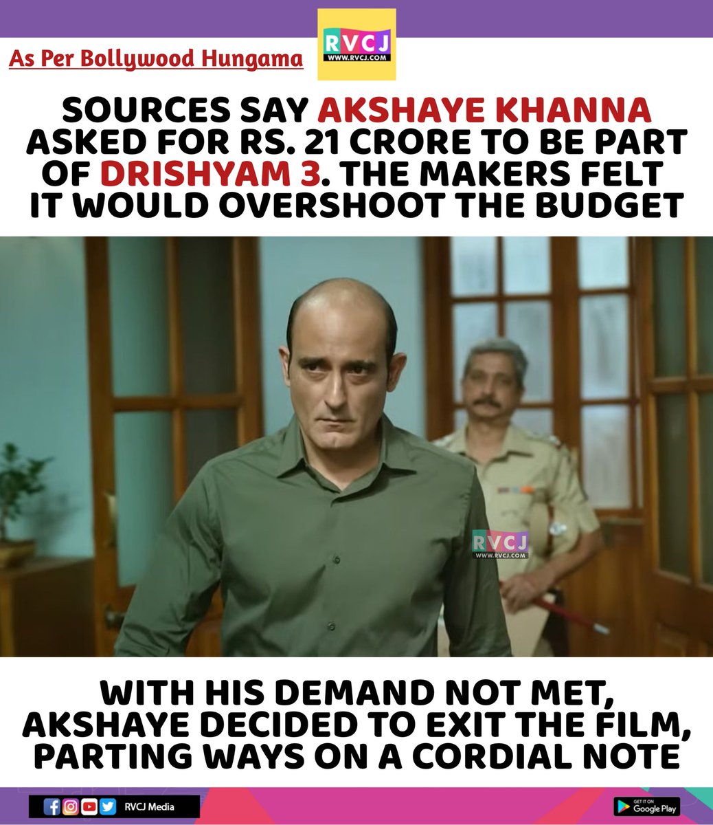 rvcjmovies's tweet image. Meanwhile...

#AkshayeKhanna #dhurandhar #drishyam2 #drishyam3