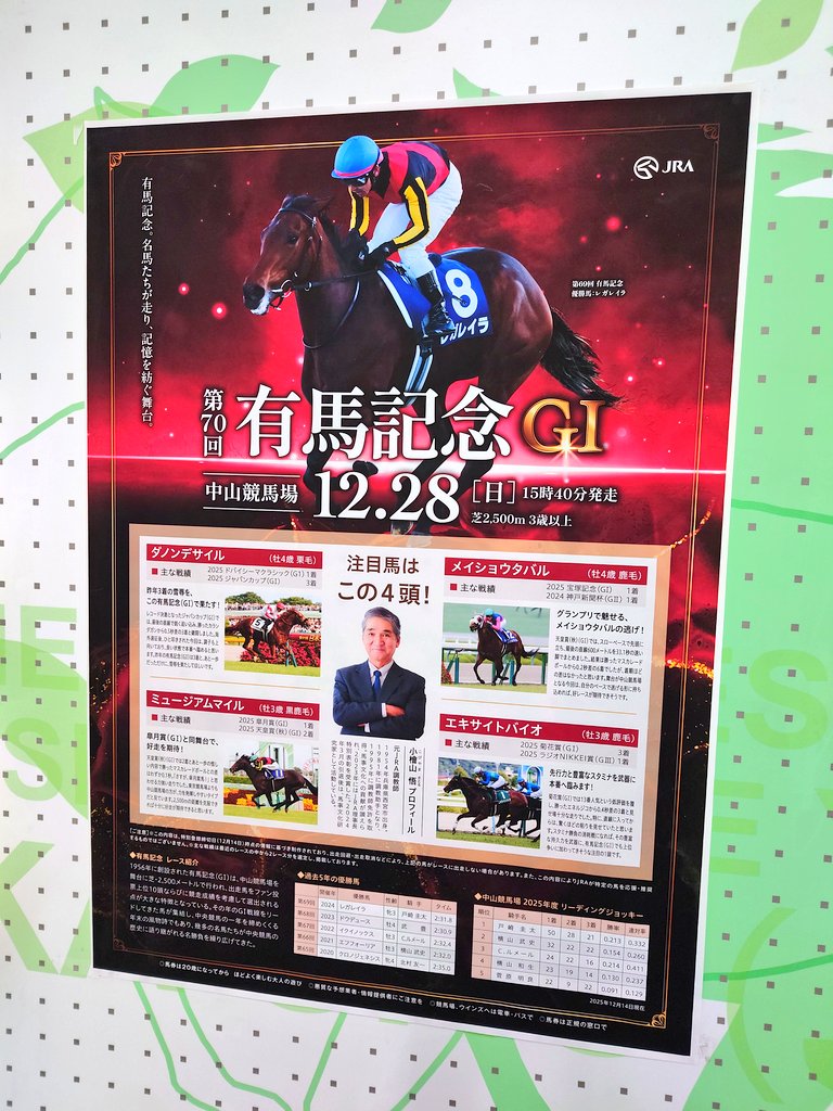 JRAの有馬記念ポスター #有馬記念 #有馬記念2025