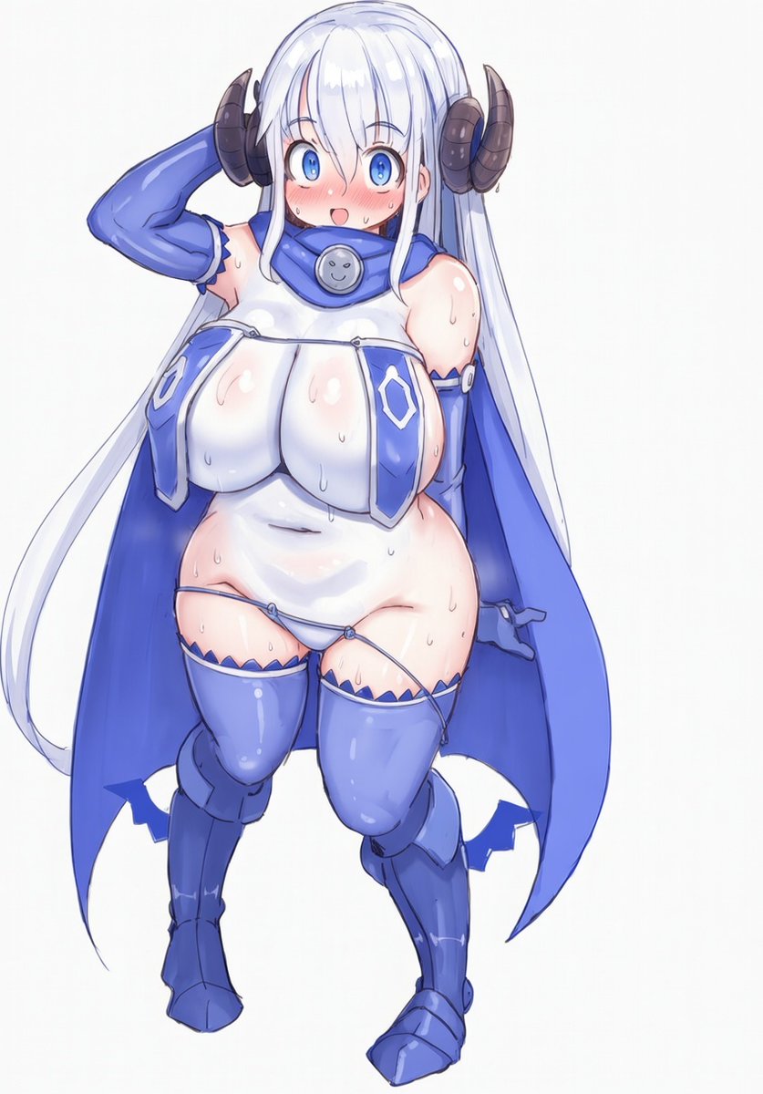 Grokくんの彩色はいい感じなんだけど、謎の服を着せるのはやめてくれないかなあ??? 