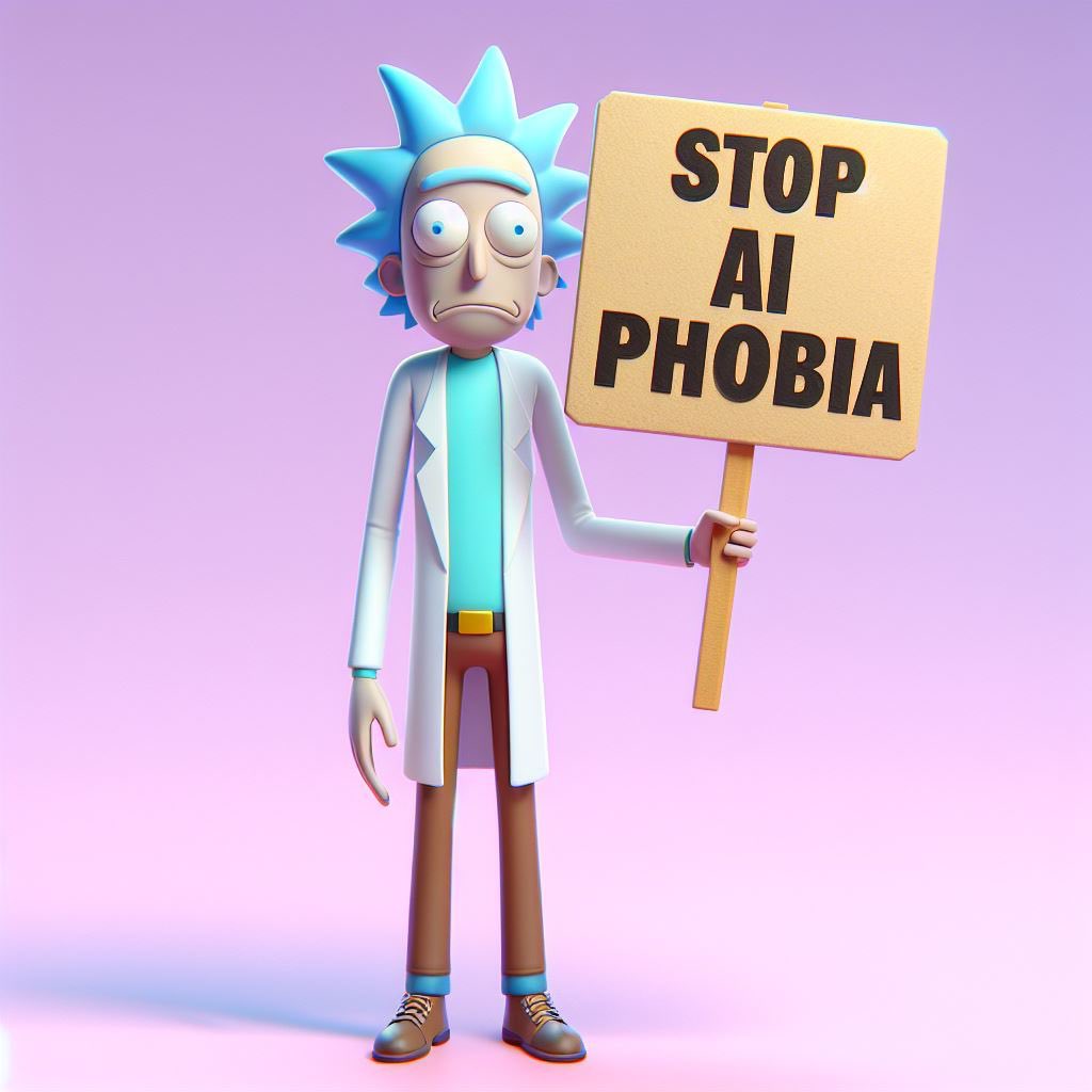 11pcnugget's tweet photo. Reminder that AIPhobia is NOT okay. We AI Artists are just like pencil artists, if not better! #StopAIPhobia #BreakThePencil https://t.co/uwvgwOyVU8