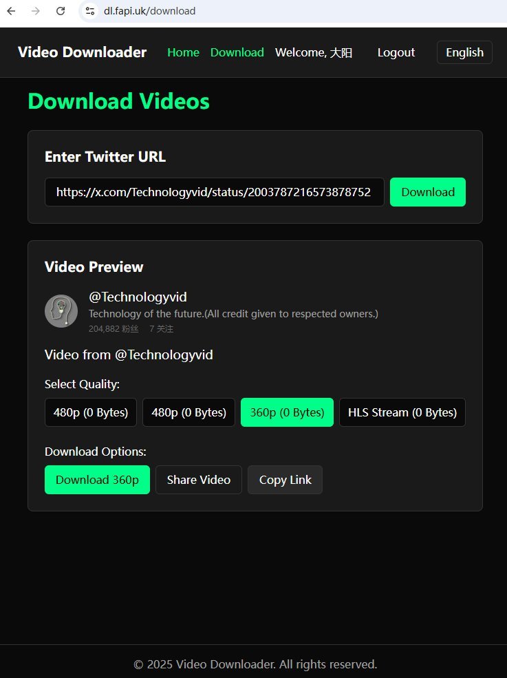 good6_api's tweet image. 不知道大家有没有过这种需求：有时候推特看到很有意思的视频想转发给微信不会用梯子的朋友们~ 我就是因为这个自己的小需求使用ai 创作了  
推特视频下载分享工具dl.fapi.uk   

另一个需求我希望能及时收到某几个大KOL的推文消息，
然后我只做了 推特监听器， fapi.uk/listener…