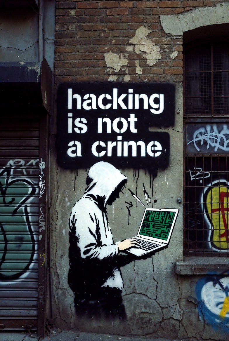 Hacking is NOT a Crime tweet media