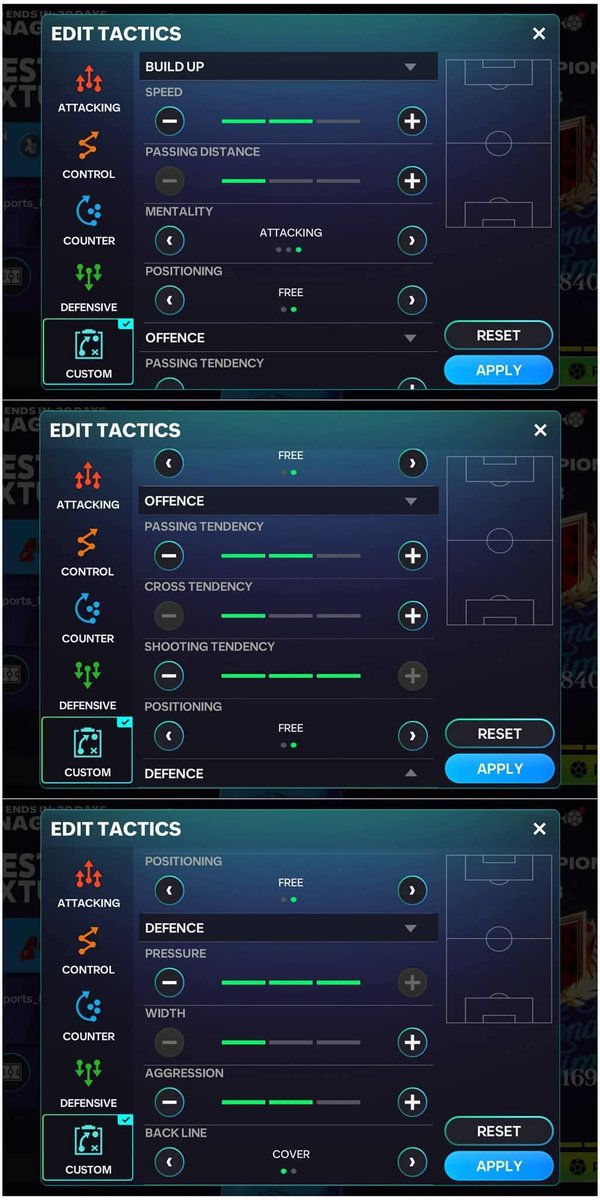 FAFC25's tweet photo. Manager Mode Tactics
Formation: 4-3-3 Attacking ✅
#fcmobile
#ManagerMode
#tactics
#FCMOBILE26
@99rkreddy @tutiofifa @Akash62455881 https://t.co/ki9GOAVvku