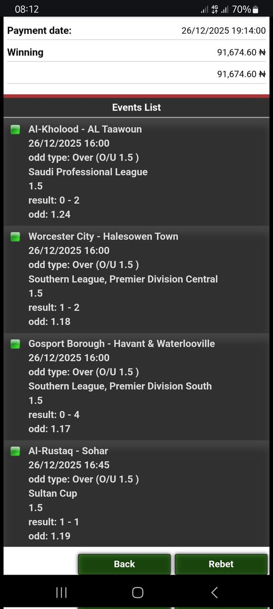 ForeverDau's tweet image. #BoxingDay B🍏🍏🍏🍏MM on @Bet9jaOfficial

Telegram ➡️ t.me/DauForever

WhatsApp ➡️ whatsapp.com/channel/0029Va…

🔞+ BET RESPONSIBLY 🔞+