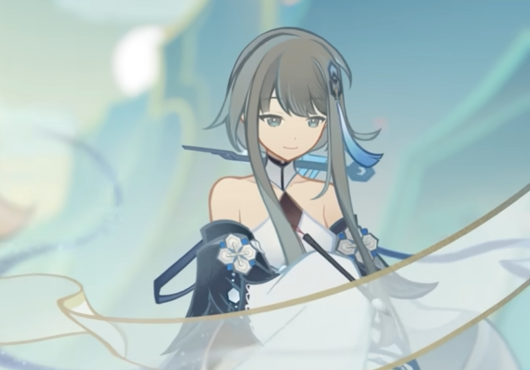 windorbs's tweet photo. the off shoulder sleeves, floral/starry imagery, &amp; blue color scheme. yeah lumine is never beating those guizhong parallels allegations https://t.co/JpR2BHhjRm