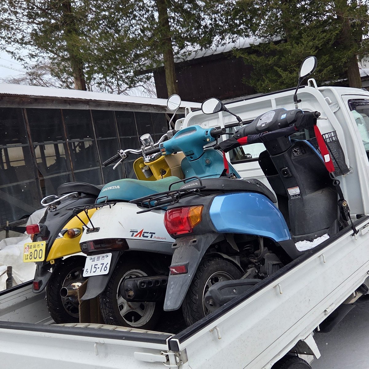 物々交換で売った原付が2台返ってきました！！ 今なら盛岡ナンバー付き