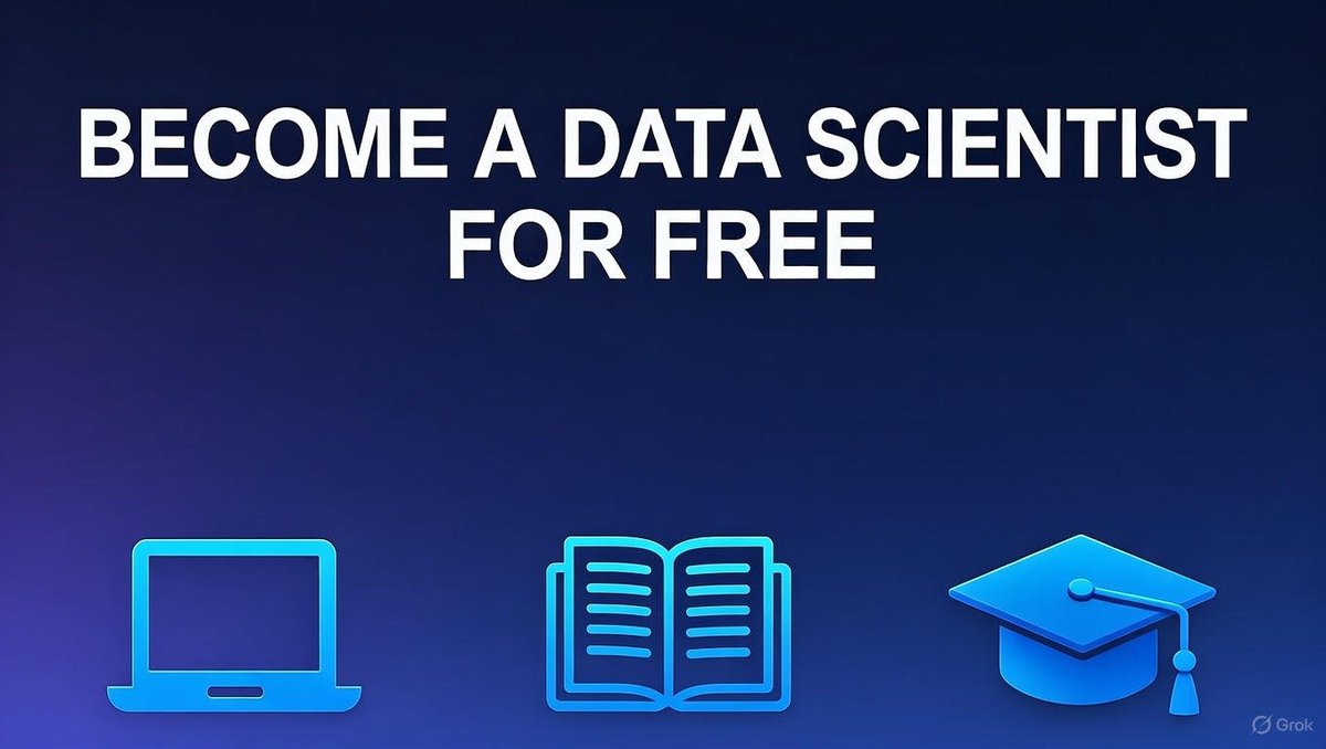 Become Data Scientist for Free -> Complete GitHub Data Science resources!

Programming &amp; Foundations

1- github.com/practical-tuto…
Curated project based tutorials covering Python basics statistics and data analysis with hands on projects

2- github.com/realpython/pyt…
Beginner
