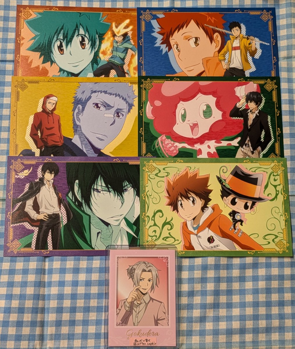 譲渡】家庭教師ヒットマンREBORN! リボーン ポストカードセット