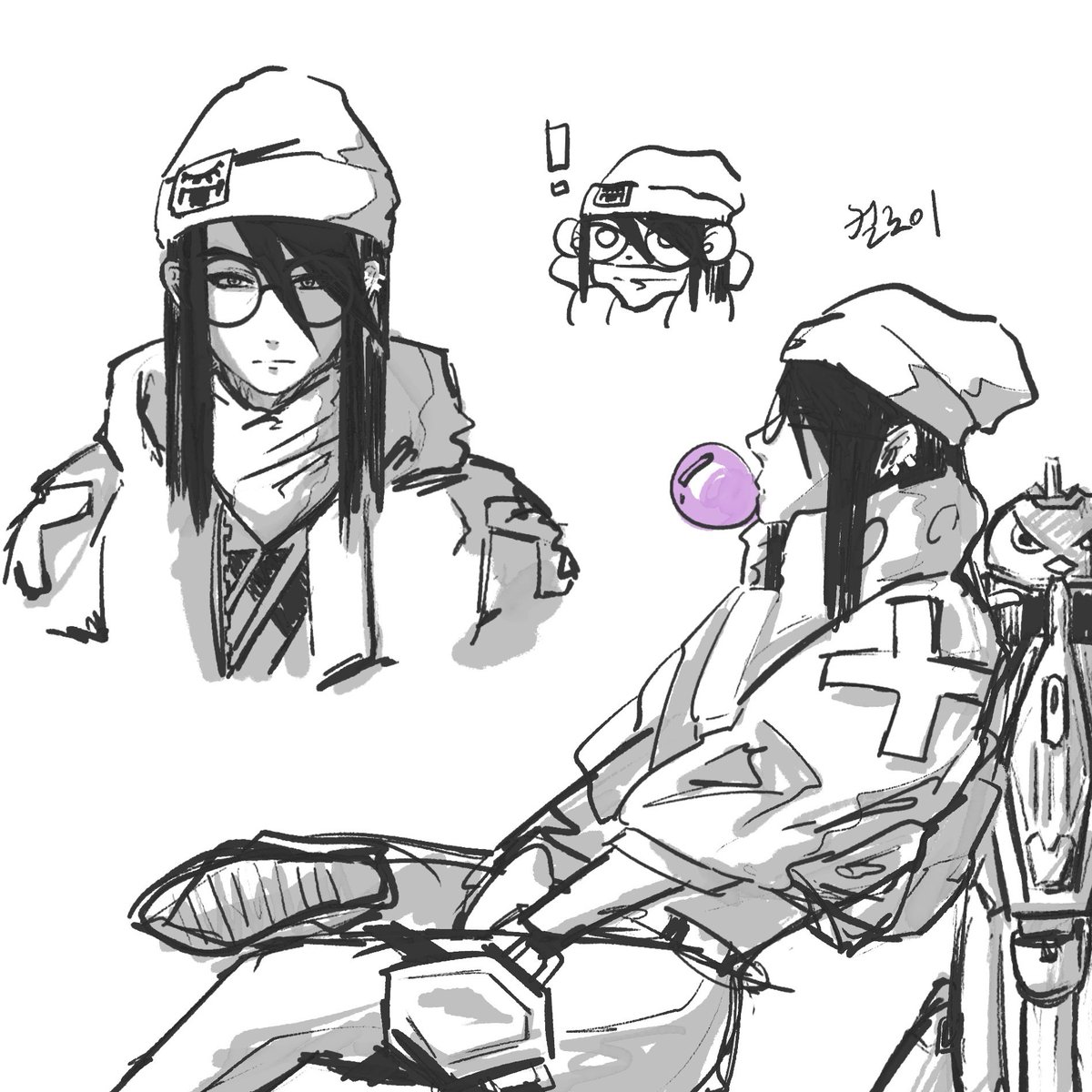 ginger_yanki's tweet image. 최근 마이 붐 낙서

#killjoy