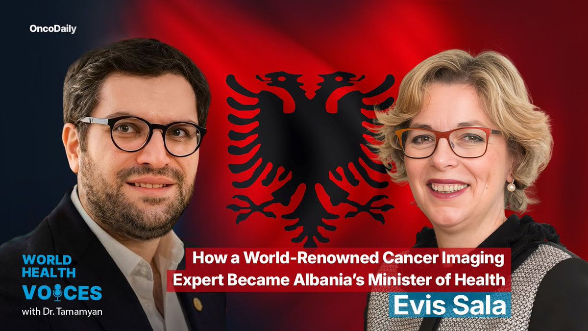 GevTamamyan's tweet photo. ✨🎄 This holiday season, take a moment to watch our new OncoDaily interview with @EvisSala, Minister of Health and Social Welfare of Albania.

https://t.co/SZneI2bydP

From Albania to the UK and the USA, and then back home.

Coming from a small country, how do you become a world-leading expert, and why do you choose to return to build healthcare where it matters most?

A thoughtful, honest conversation, best enjoyed with a cup of coffee, away from the noise.

@oncodaily  @OncoDailyGI @OncoDailyIO @OncoDailyBio  @CancerWorldmag 

#oncology #cancerimaging #Albania #AlbaniaHealth #Albania #OncoDaily