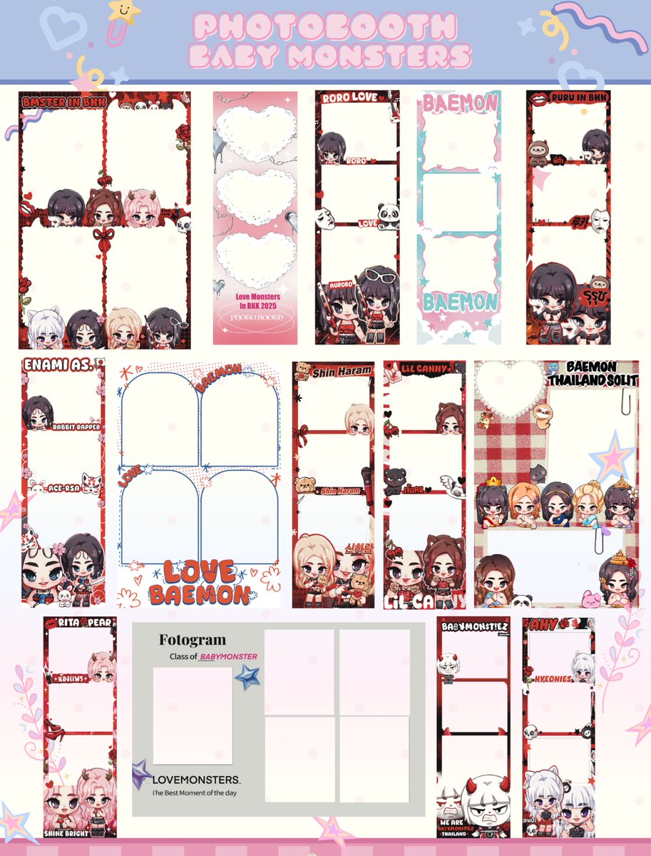 📸  Photobooth ตู้ถ่ายรูปมาแล้วค่า

 เทมเพลต BABYMONSTERS
ลายพิเศษจาดทางบ้านเบสและบ้านโปรเจ็คเฉพาะในงานคอนเสิร์ตนี้ 😈

📍Between impact Arena and impact hall 5  

🕒 8. 00- 00.00

📅  26DEC2025 - 3 JAN 2026

#LOVEMONSTERSinBKK 
#BABYMONSTER 
#LOVEMONSTERS_IN_BKK