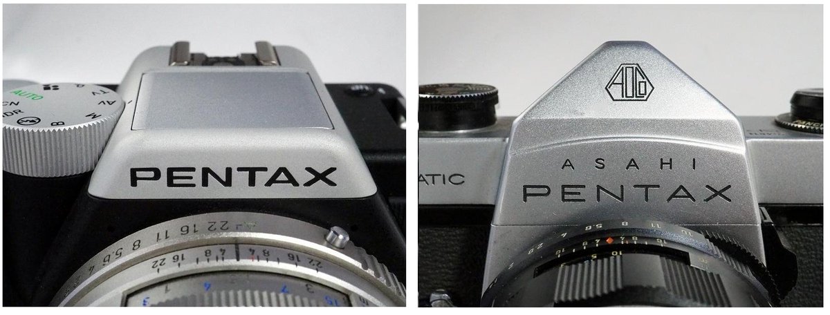PENTAX K-01の裏話を少し。 カメラヘッドの「PENTAX」のロゴだが、これ