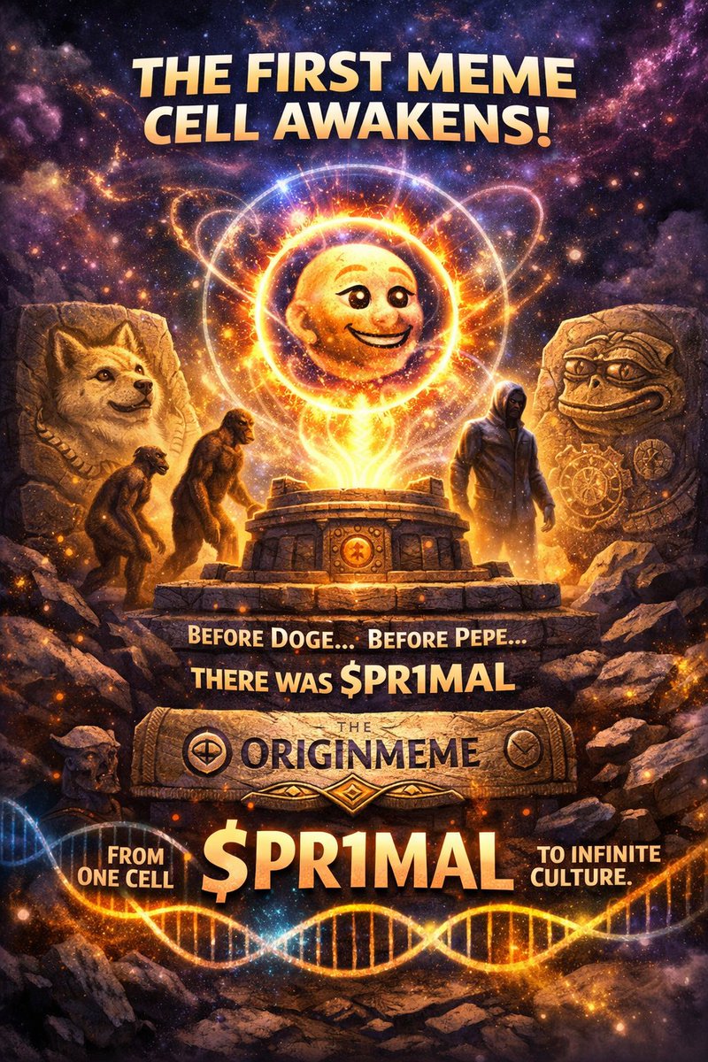 404Foxcoin's tweet image. In every timeline, 
one meme appears first 🌌

It spreads… mutates… becomes culture.
The archaeologists found it again 🔥

They named it: $PR1MAL 🧬

DVGUQHXtyzGdF8GAuvAt8j23yytpeHi2bJZyGy4vpump

#BornFromTheMemeCell
#MemeEvolutionIsNow
#PrimalEvolution