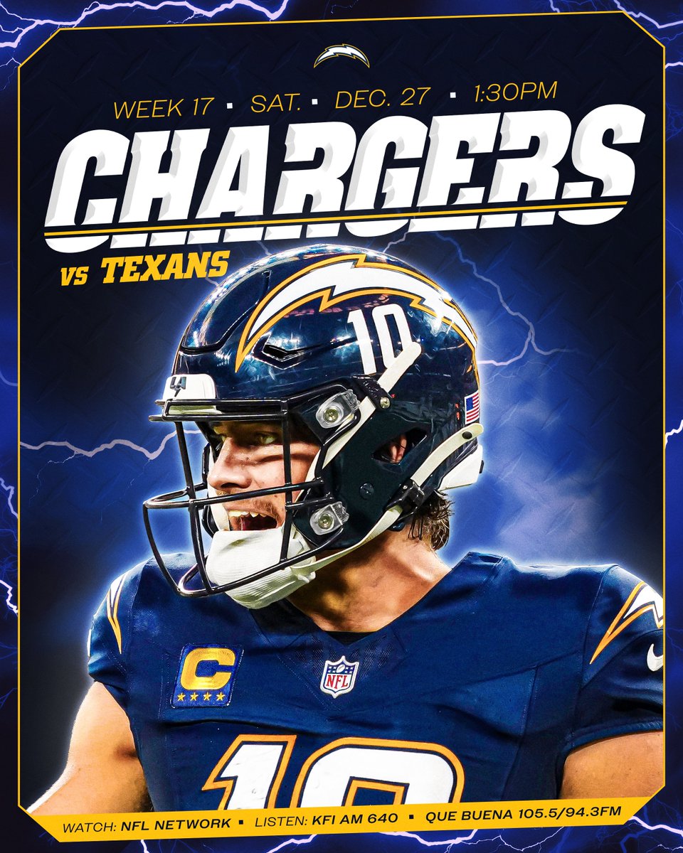 chargers's tweet image. showtime