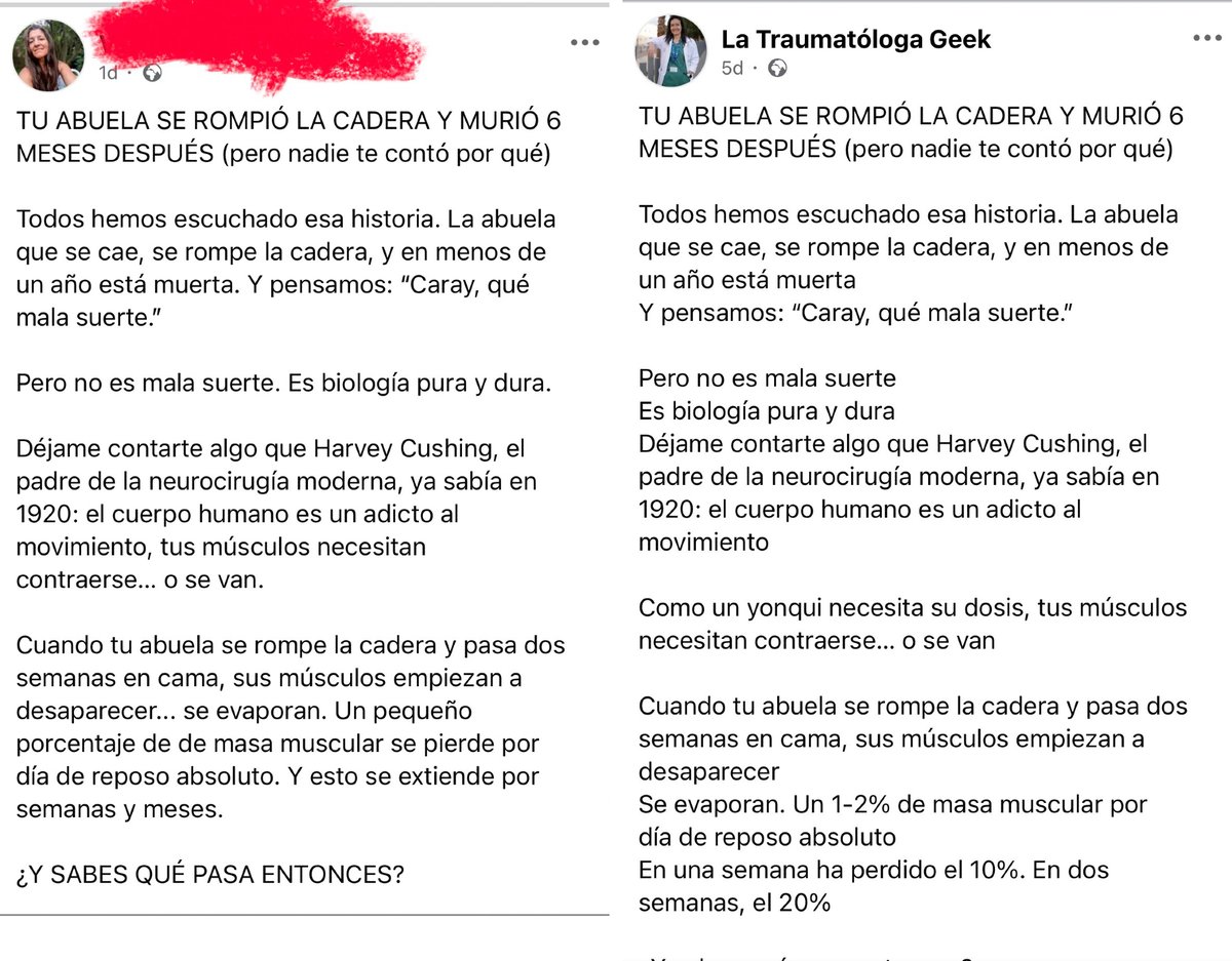 traumatogeek's tweet image. ME HAN PLAGIADO Y ES LO
MEJOR DE ESTA SEMANA

Me han copiado un post palabra por palabra
Una antivacunas. Con chiringuito ancestral incluido

¿Y sabes qué es lo mejor de todo? Que me ha regalado la oportunidad de recordarte algo que deberías tatuarte en algún sitio visible: no…