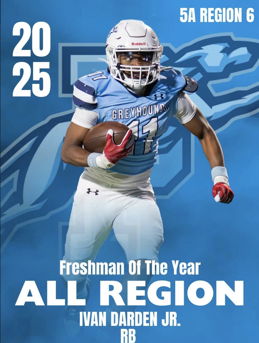 Ivan_Darden5's tweet image. Blessed to be named 
All Region Freshman of the Year
@GA5StarSports 
@BallCoachHP 
@247recruiting 
@PopeFootball 
@247Sports