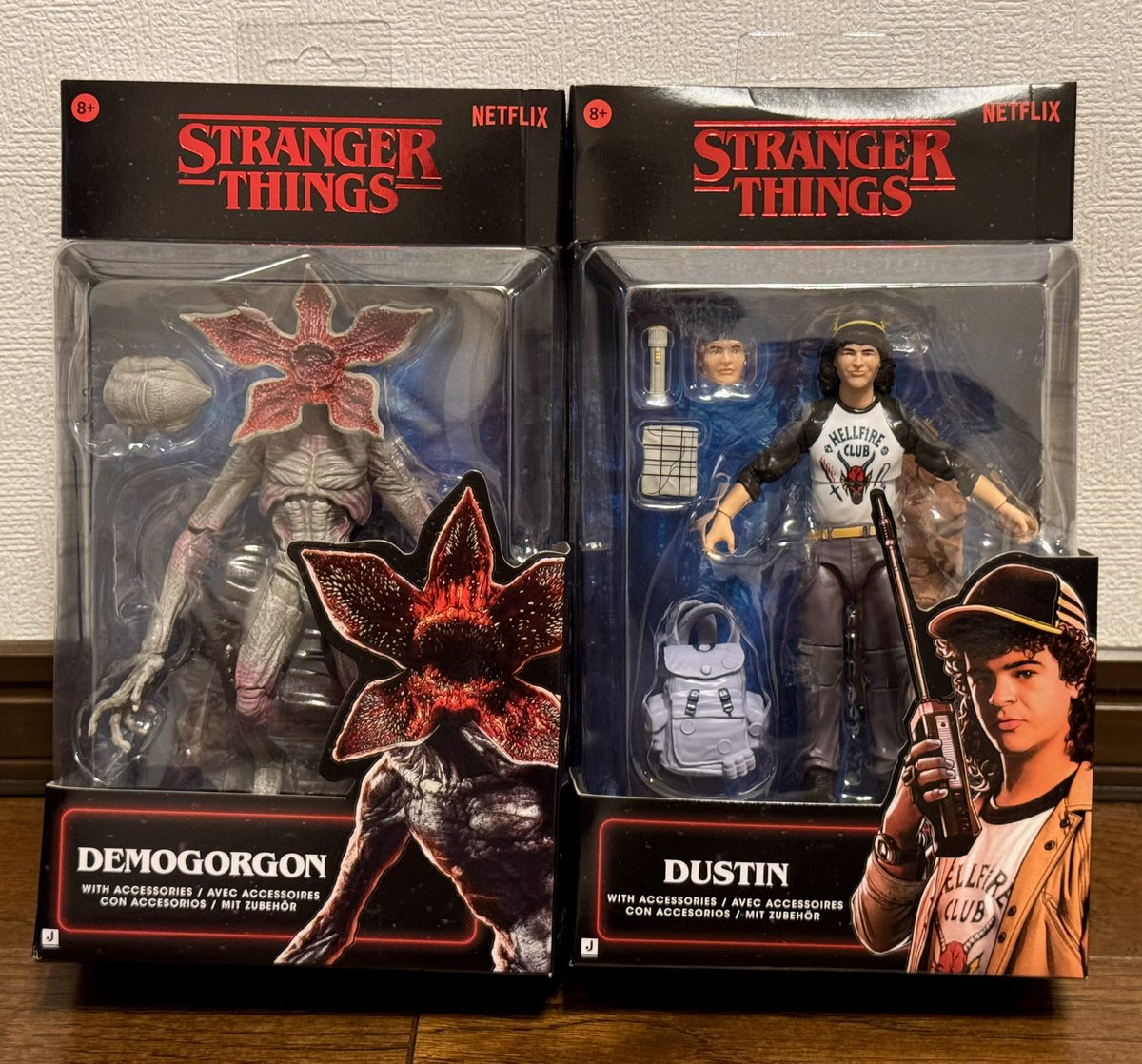 ストレンジャーシングスのフィギュアも購入！ 一番好きなダスティンが6