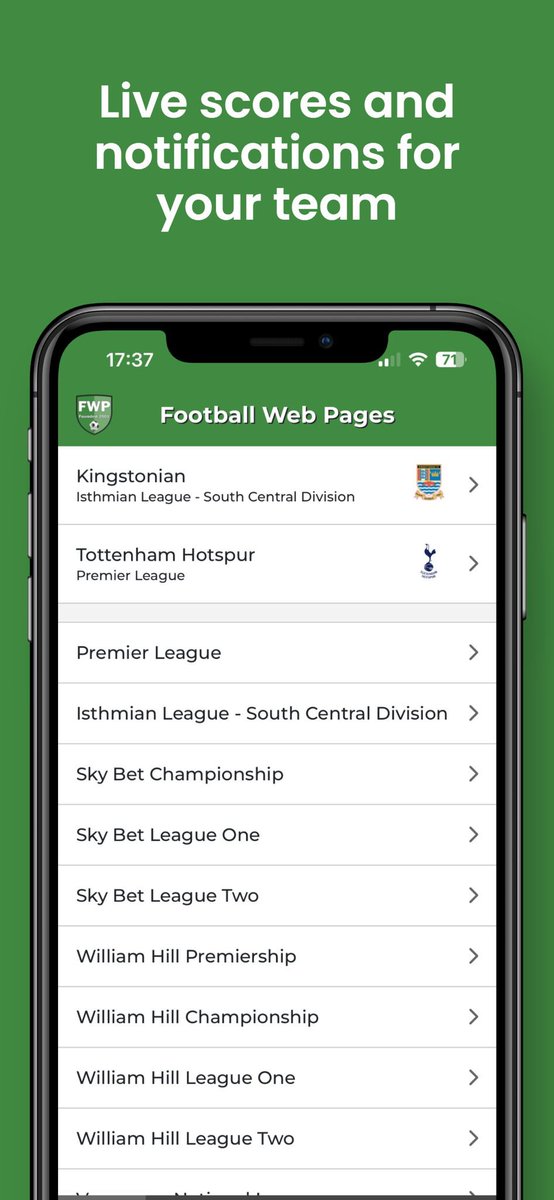 PickeringTownFC's tweet image. 📱 Remember you can keep up to date with scores and much more on match days by using the Football Web Page.

You can either download the app or use the website using this link: ⬇️ 

footballwebpages.co.uk

#UpThePikes 🐟 #KeepUpdated