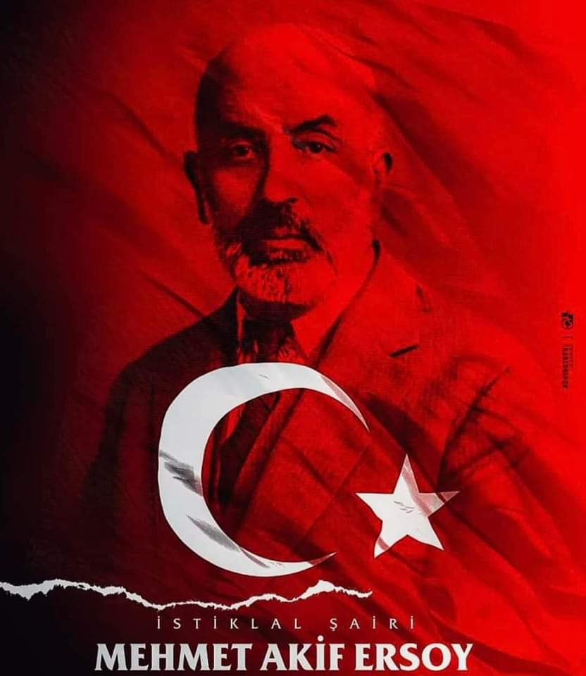 "Vurulup tertemiz alnından, uzanmış yatıyor,
Bir hilâl uğruna, yâ Rab, ne güneşler batıyor!"

Millî ve manevi değerlerimizi dizeleriyle nesilden nesle aktaran İstiklal Şairimiz Mehmet Akif Ersoy’u ahirete irtihalinin yıl dönümünde rahmetle yâd ediyorum.

#MehmetAkifErsoy
