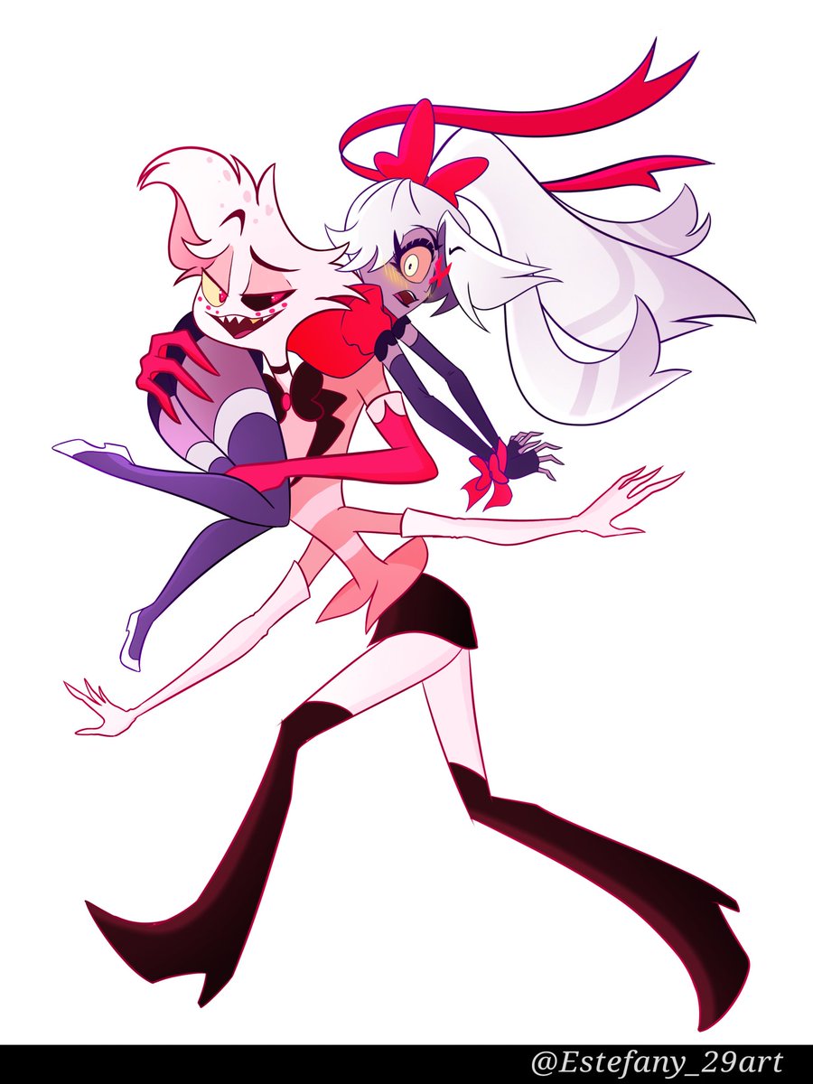 Cuando fue la última vez que los dibuje ? No lo recuerdo XD pero traeré más a esta pareja por qué me encanta ✨🩷 
#spidermoth  #HazbinHotel 
#HazbinHotelVaggie
#HazbinHotelAngelDust