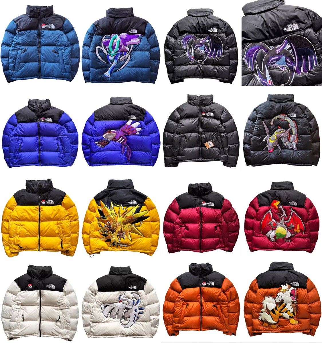 JustFreshKicks's tweet image. These Pokémon x The North Face Nuptse Jackets go so hard ⚡️😮‍💨