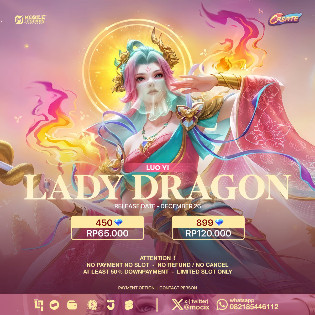 Cheriri. | VILOG ML, GIFT SKIN NARUTO & SKIN ML tweet media