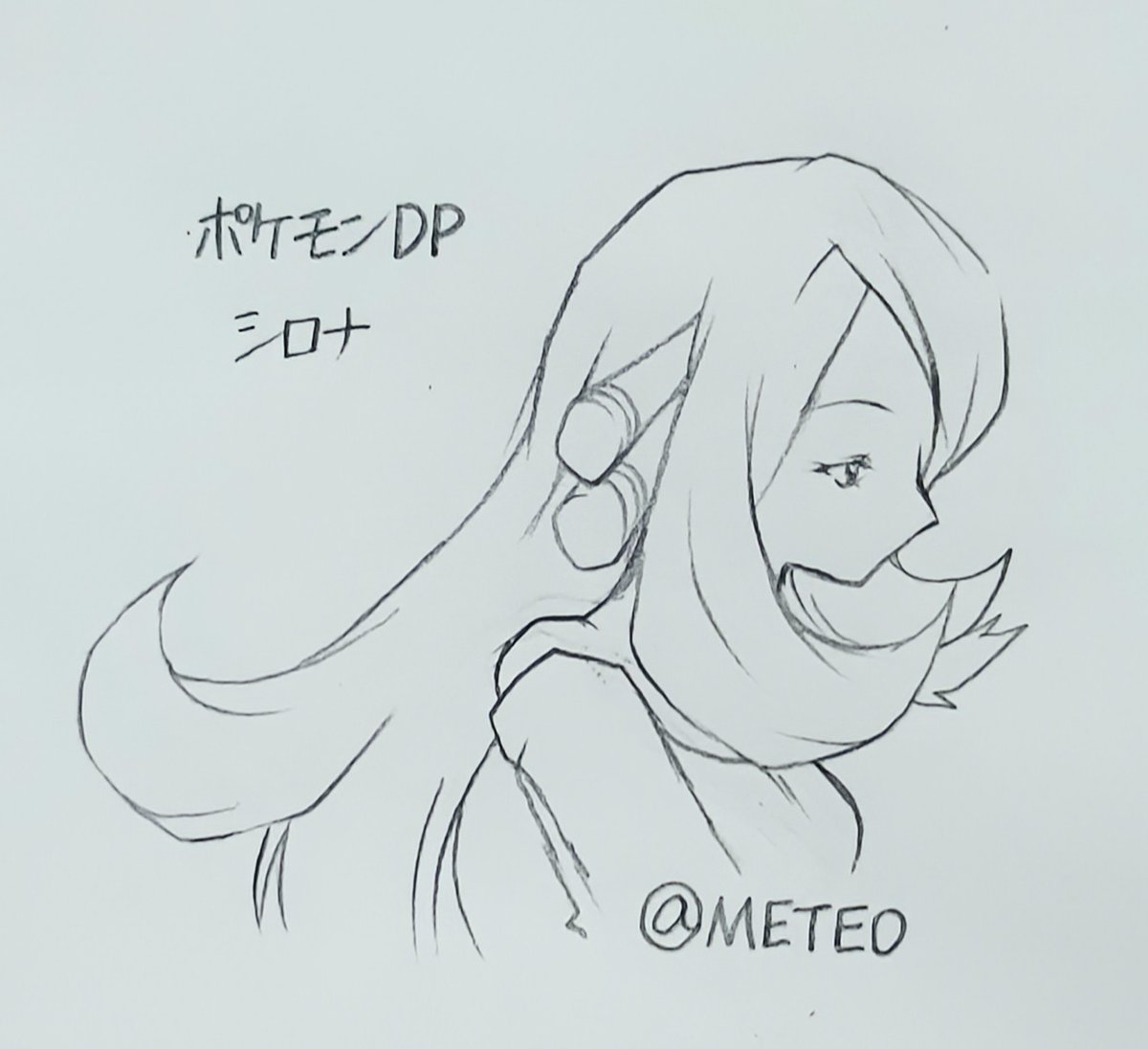 落書き✍️
ポケモンDP　シロナ