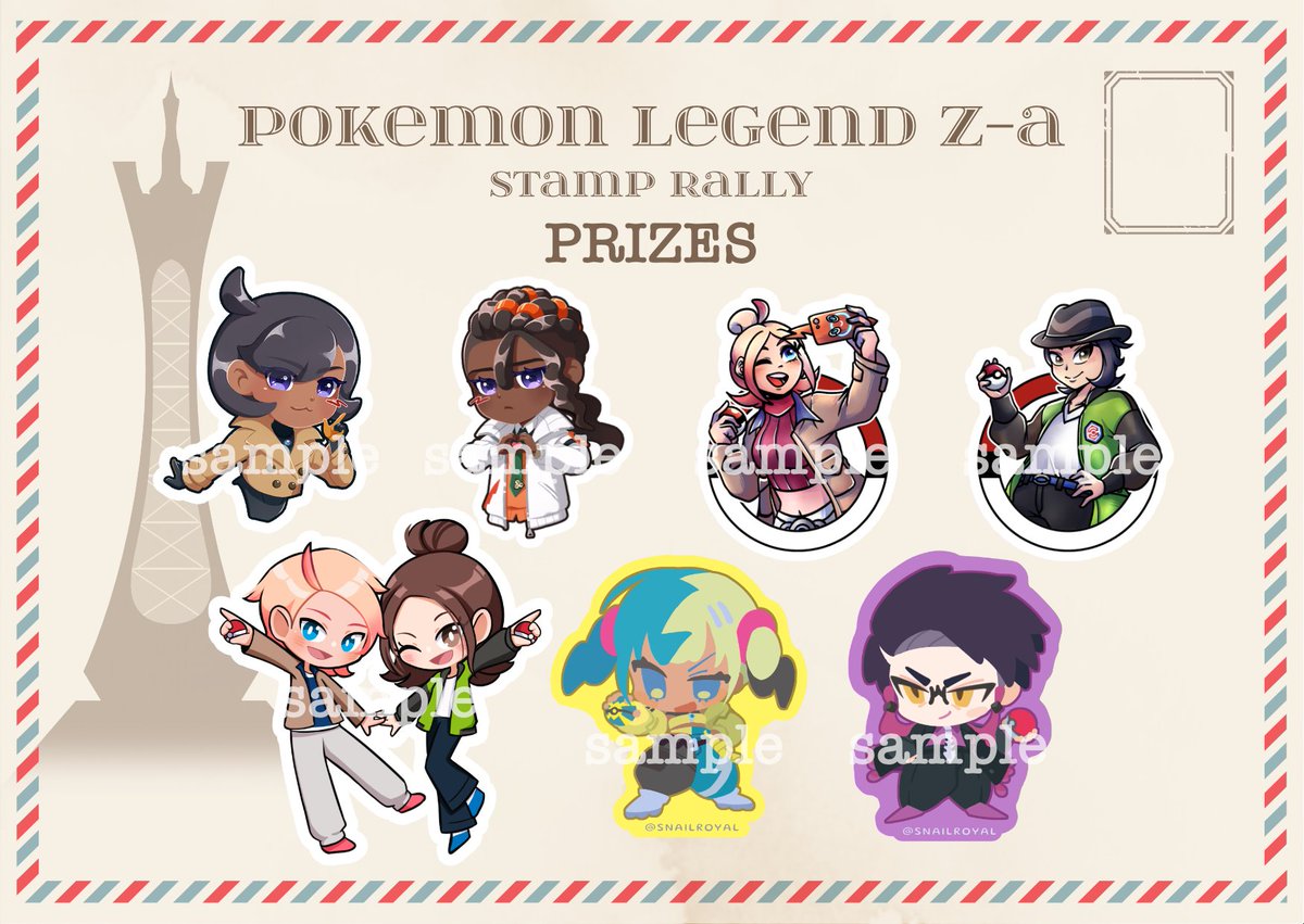 🗺️ Side Mission Unlocked!

Hop on a Lumi Cab &amp; complete the Pokémon Legends ZA Stamp Rally at Cosplay Matsuri!

Rank up your haul by catching all 4 stamps to win these exclusive prizes!

See thread for more info ⬇️⬇️⬇️

#FanfairatCosplayMania2025 #CosplayMatsuri2025