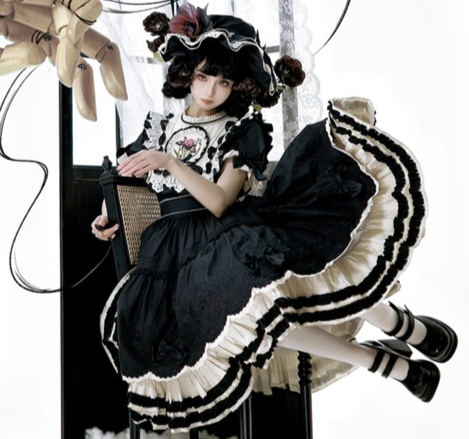 ✨即納入荷✨ 四季花 ワンピース（コットンVer.）・ジャンパースカート