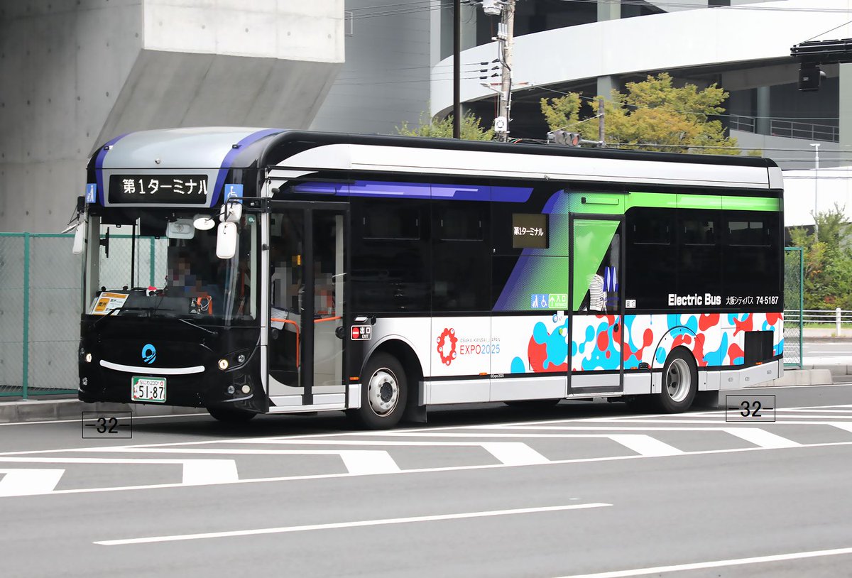 大阪シティバス Osaka City Bus なにわ230あ5187 F8 series2-City Bus